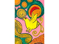 Corneille - hommage à van gogh - litho - ingelijst - afbeelding 3 van  8