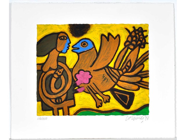 Corneille - litho - 1993 - afbeelding 2 van  4