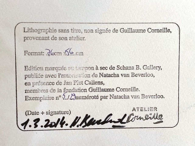 Corneille - litho - afbeelding 3 van  6