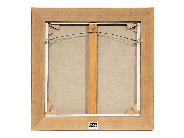 Corneille (1922-2010), 'china suite', 2004, terragraph on canvas, n° 24/120 47 x 47 cm. (18 1/2 x 18 1/2 in.), frame: 51.5 x 51.5 cm. (20.28 x 20.28 in.) - afbeelding 3 van  6