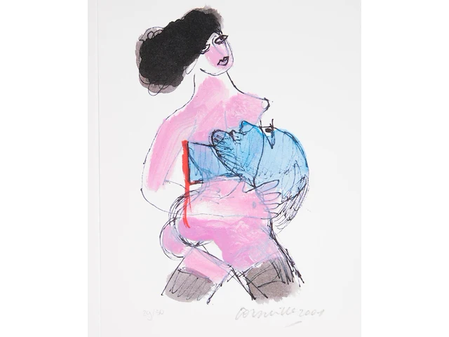 Corneille (1922-2010), 'oscar wilde, salomé', 2001, containing 13 lithographs, n° 29/50 38 x 38 cm. (14.96 x 14.96 in.) - afbeelding 4 van  18