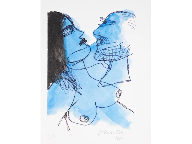 Corneille (1922-2010), 'oscar wilde, salomé', 2001, containing 13 lithographs, n° 29/50 38 x 38 cm. (14.96 x 14.96 in.) - afbeelding 5 van  18