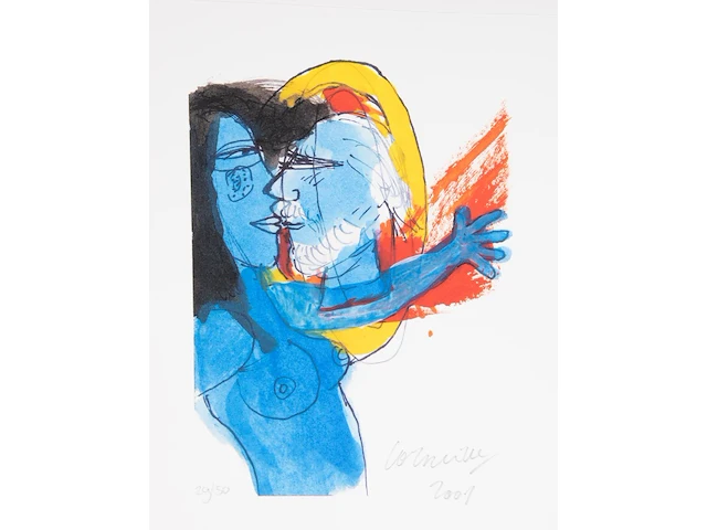 Corneille (1922-2010), 'oscar wilde, salomé', 2001, containing 13 lithographs, n° 29/50 38 x 38 cm. (14.96 x 14.96 in.) - afbeelding 7 van  18