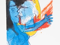 Corneille (1922-2010), 'oscar wilde, salomé', 2001, containing 13 lithographs, n° 29/50 38 x 38 cm. (14.96 x 14.96 in.) - afbeelding 7 van  18
