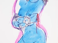 Corneille (1922-2010), 'oscar wilde, salomé', 2001, containing 13 lithographs, n° 29/50 38 x 38 cm. (14.96 x 14.96 in.) - afbeelding 10 van  18