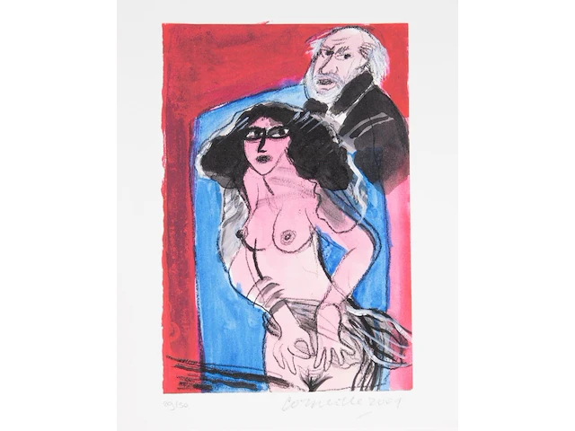 Corneille (1922-2010), 'oscar wilde, salomé', 2001, containing 13 lithographs, n° 29/50 38 x 38 cm. (14.96 x 14.96 in.) - afbeelding 15 van  18