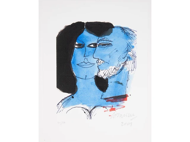 Corneille (1922-2010), 'oscar wilde, salomé', 2001, containing 13 lithographs, n° 29/50 38 x 38 cm. (14.96 x 14.96 in.) - afbeelding 17 van  18
