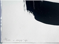 Cornelius rogge - zeefdruk - 50x65cm - 1990 - afbeelding 1 van  6