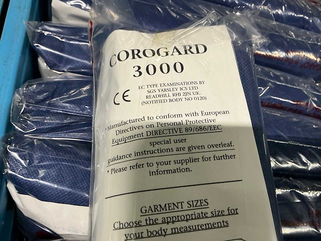 Corogard 3000 wegwerp overalls (33x) - afbeelding 3 van  5
