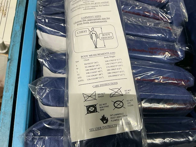 Corogard 3000 wegwerp overalls (33x) - afbeelding 4 van  5