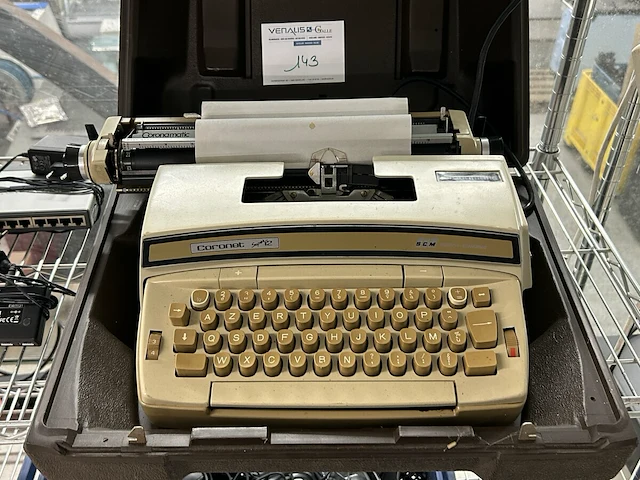 Coronet electrische typmachine - afbeelding 1 van  7