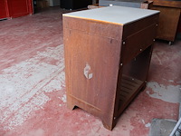 Cortenstaal bbq meubel - afbeelding 6 van  7