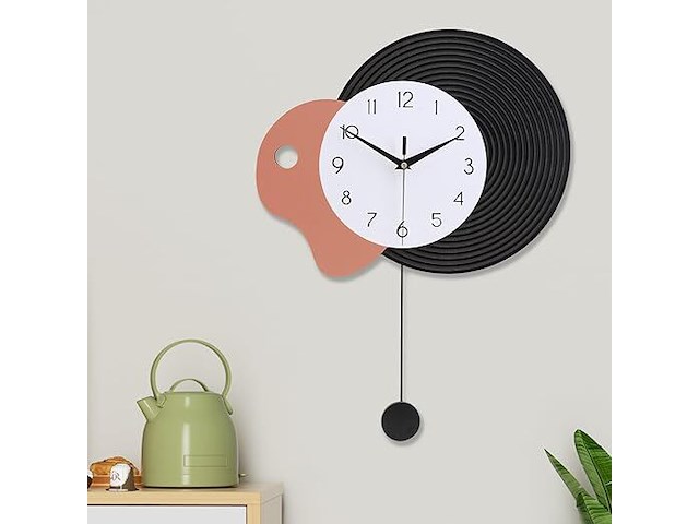 Coslife decoratieve wandklok - afbeelding 1 van  3
