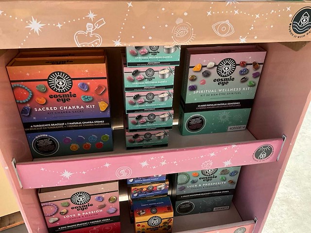 Cosmic eye display met o.a. natuursteen sets - afbeelding 5 van  9
