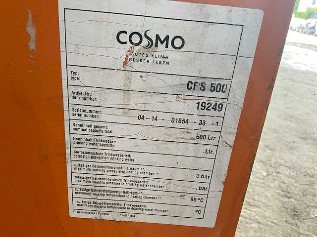 Cosmo cfs500 koelinstallaties - afbeelding 3 van  3