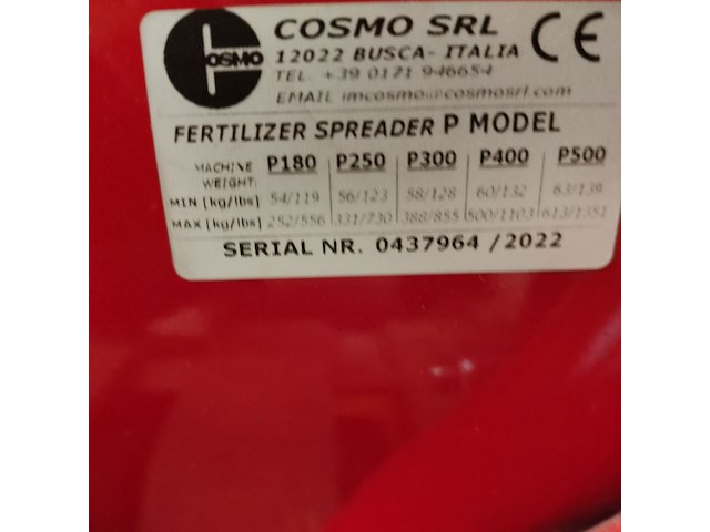 Cosmo pl 400 strooier - afbeelding 6 van  6