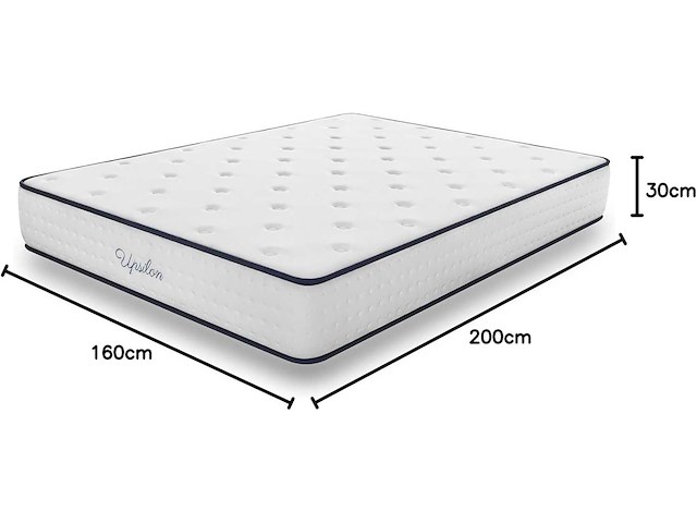 Cosmos matras 160x200 memory + blauw latex, 30 cm dik + hr foam - afbeelding 2 van  9