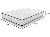 Cosmos matras 160x200 memory + blauw latex, 30 cm dik + hr foam - afbeelding 2 van  9