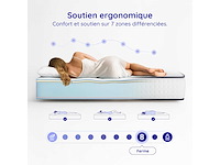 Cosmos matras 160x200 memory + blauw latex, 30 cm dik + hr foam - afbeelding 4 van  9
