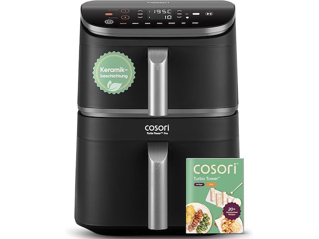 Cosori turbo tower pro heteluchtfriteuse - afbeelding 1 van  5