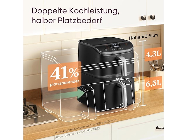 Cosori turbo tower pro heteluchtfriteuse - afbeelding 5 van  5