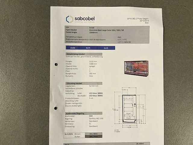 Costan koelvitrine (+/- 20 lm) - afbeelding 4 van  14