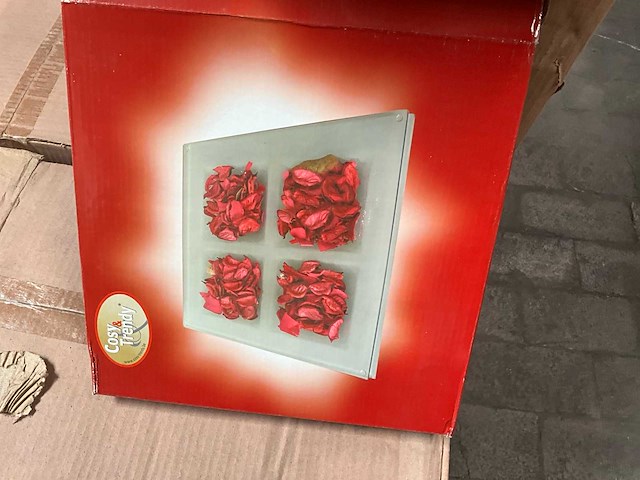 Cosy & trendy grote partij glazen schalen met afdekblad - afbeelding 1 van  1