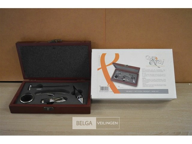 Cosy trendy wijnset - afbeelding 1 van  4