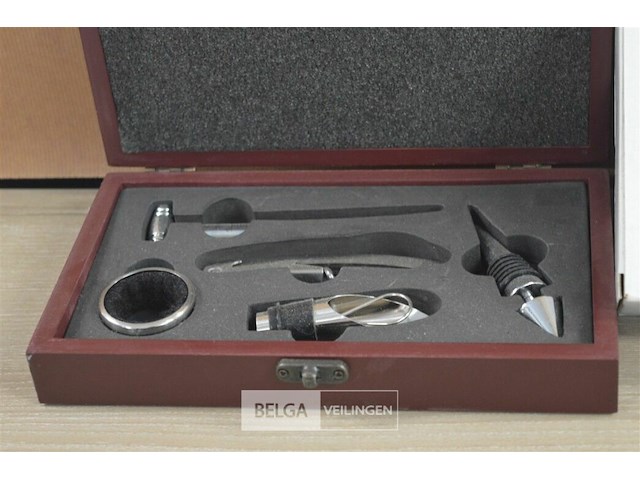 Cosy trendy wijnset - afbeelding 2 van  4