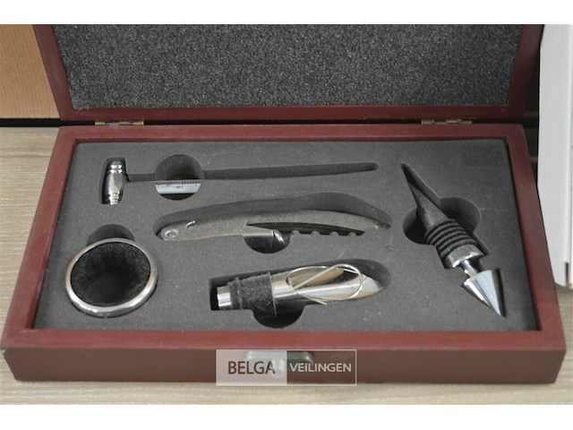 Cosy trendy wijnset - afbeelding 3 van  4