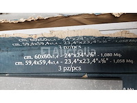 Cotte d'este italiaanse high end keramische tegel blauw steen look 60 x 60 (25,95m2) - afbeelding 2 van  7