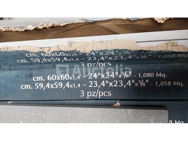 Cotte d'este italiaanse high end keramische tegel blauw steen look 60 x 60 (25,95m2) - afbeelding 3 van  7