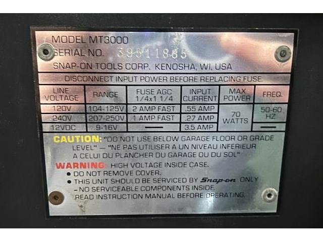 Counselar ii snap-on mt3000 - afbeelding 7 van  8