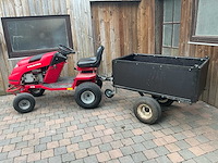 Countax tuintractor met kipkar - afbeelding 1 van  19