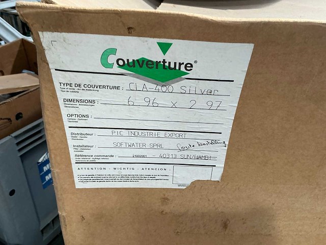 Couverture classic 400 silver zwembadcover - afbeelding 2 van  3