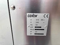 Coven 6 emd coven 6 emd – pro oven convectie & bevochtiging – 6,8 kw – roestvrijstalen standaard - afbeelding 5 van  7