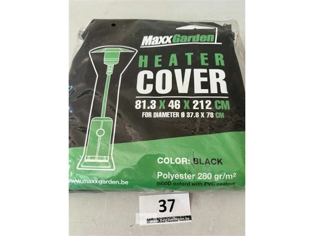 Cover voor heater geschikt voor diameter 37,8x78cm 81,3x46x212cm - afbeelding 2 van  5