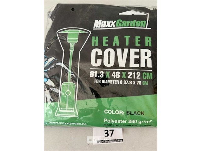 Cover voor heater geschikt voor diameter 37,8x78cm 81,3x46x212cm - afbeelding 4 van  5