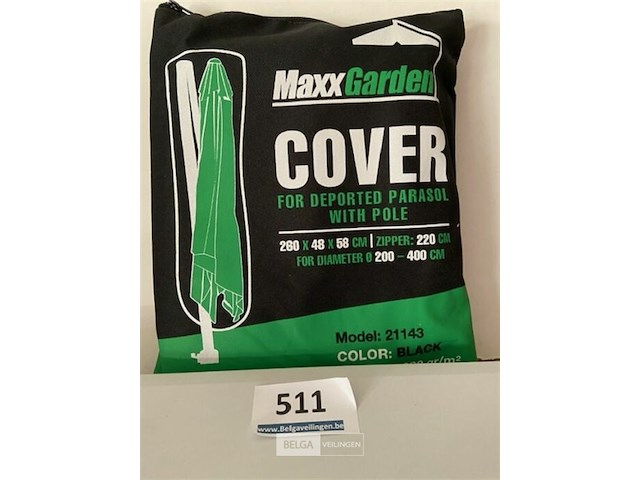 Cover voor parasol 260x48x58 cm voor diameter 200-400cm - afbeelding 2 van  3