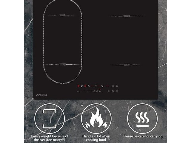 Covercook inbouw inductiekookplaat (4 zones) - afbeelding 3 van  6