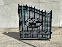 Cow design gate - 4200mm - poort - afbeelding 1 van  8