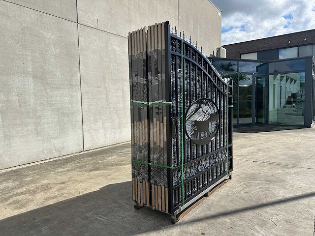 Cow design gate - 4200mm - poort - afbeelding 2 van  8