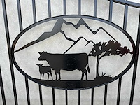 Cow design gate 6000mm - poorten - afbeelding 10 van  18