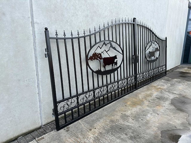 Cow design gate 6000mm - poorten - afbeelding 2 van  18