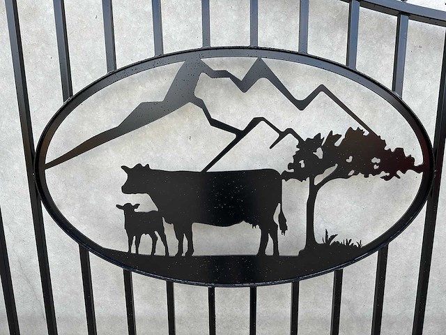 Cow design gate 6000mm - poorten - afbeelding 10 van  18