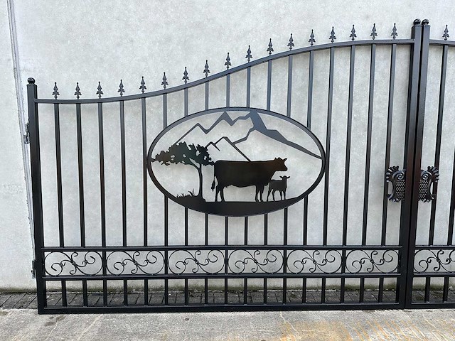 Cow design gate 6000mm - poorten - afbeelding 3 van  18