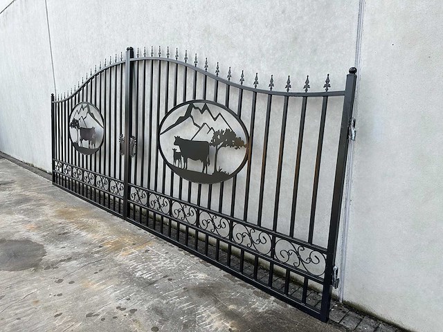Cow design gate 6000mm - poorten - afbeelding 5 van  18