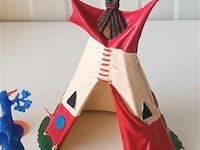 Cowboy en indiaan figuren. 23 stuks - afbeelding 2 van  4