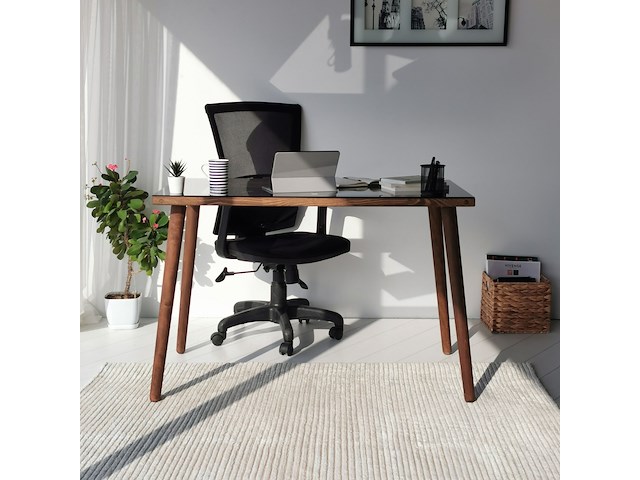 Cozy bureau beukenhouten body - modern en stijlvol - afbeelding 2 van  7