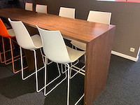 C&p barkruk (4x) + hoge tafel - afbeelding 1 van  8